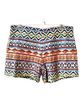 Stetson Womens Embroidered Aztec Shorts Size 8 Western Wear, NWT